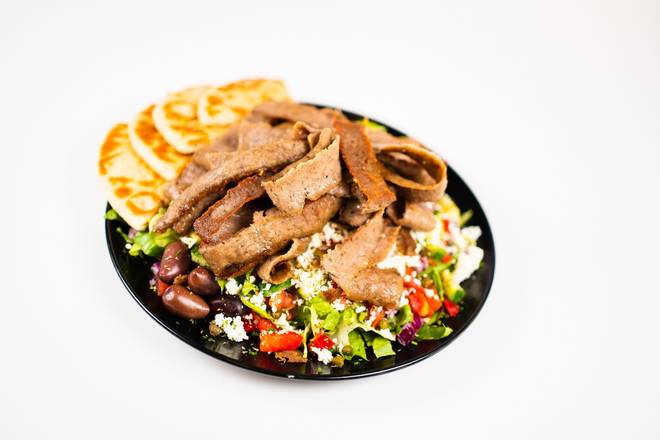 Order Papou's Gyro Salad food online from The Big Greek Cafe store, Silver Spring on bringmethat.com