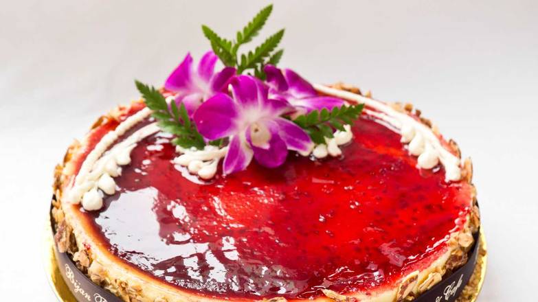Order 9"Cheese Cake food online from Bijan Bakery & Cafe store, San Jose on bringmethat.com