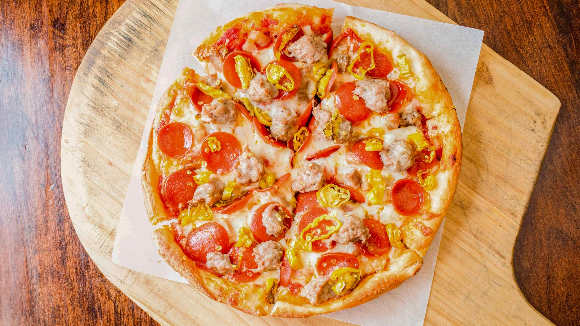 Order 10” Jerry Garcia food online from Totally Baked Pizza store, Akron on bringmethat.com