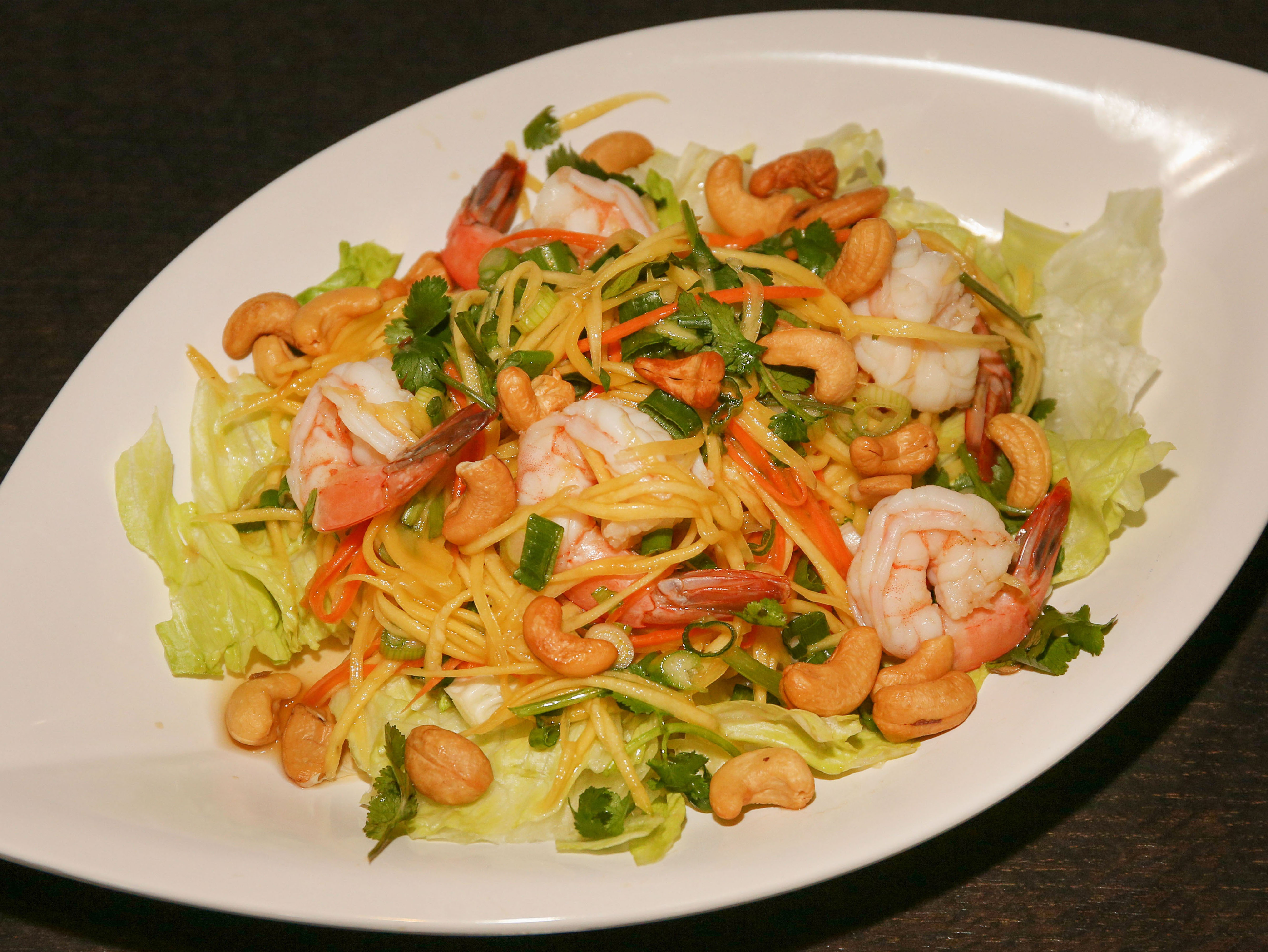 Order 24. Mango Prawn Salad food online from Khunying Thai store, San Jose on bringmethat.com