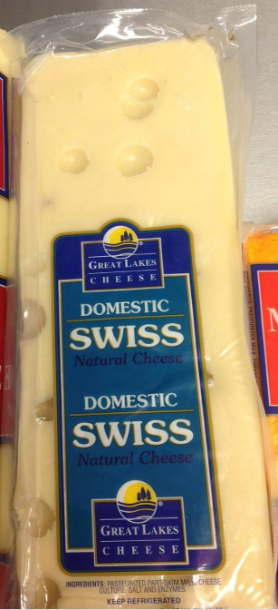 Order 1 lb. Swiss Cheese food online from Moonlight Deli store, Syracuse on bringmethat.com