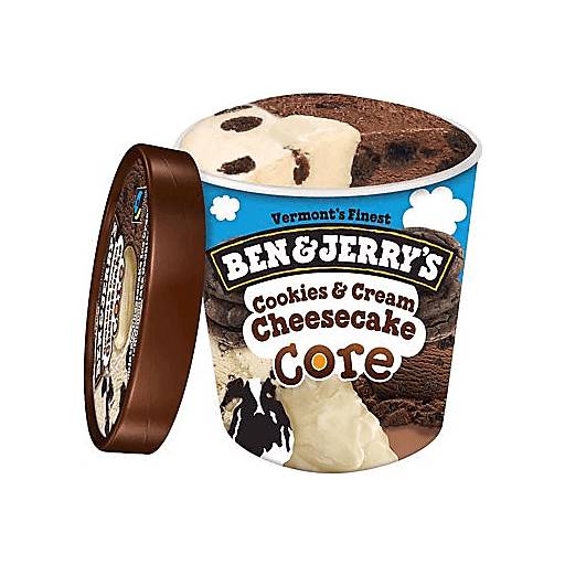 Order Ben & Jerry's Cookies & Cream Cheesecake Core (16 OZ) 40790 food online from BevMo! store, Greenbrae on bringmethat.com