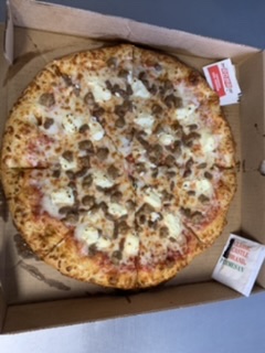 Order Baja Pizza food online from Baja Giant Piza store, San Diego on bringmethat.com