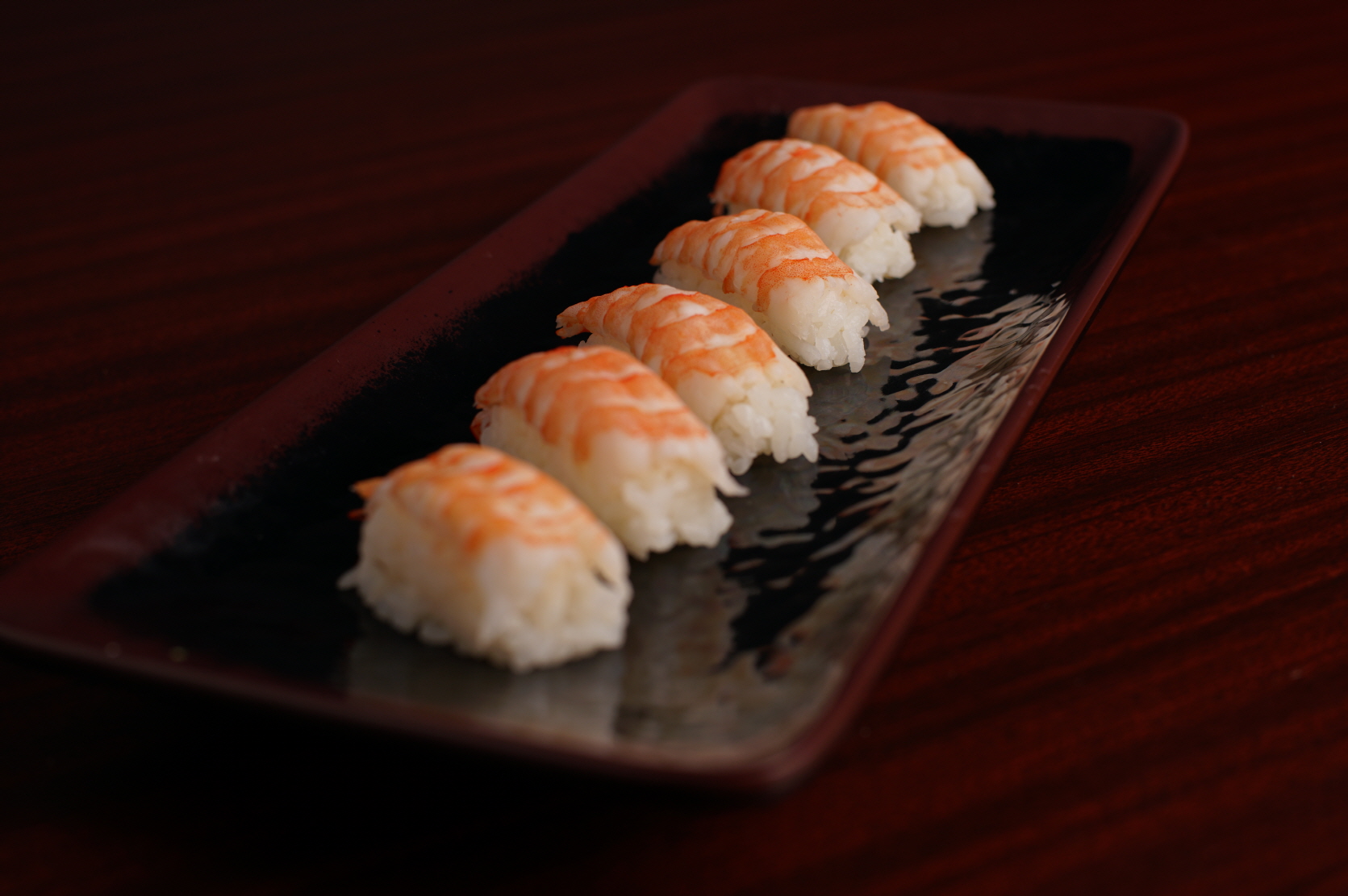 Order Shrimp(ebi)  Nigiri-6pcs food online from Lee Sushi store, Sandy on bringmethat.com