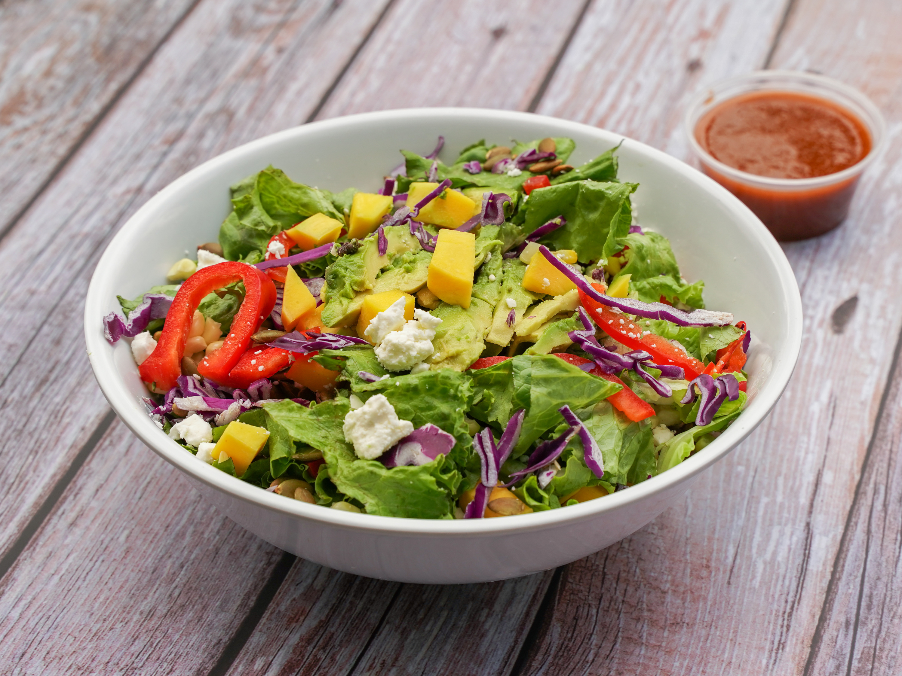 Order Zesty Salad food online from The Toss store, San Carlos on bringmethat.com