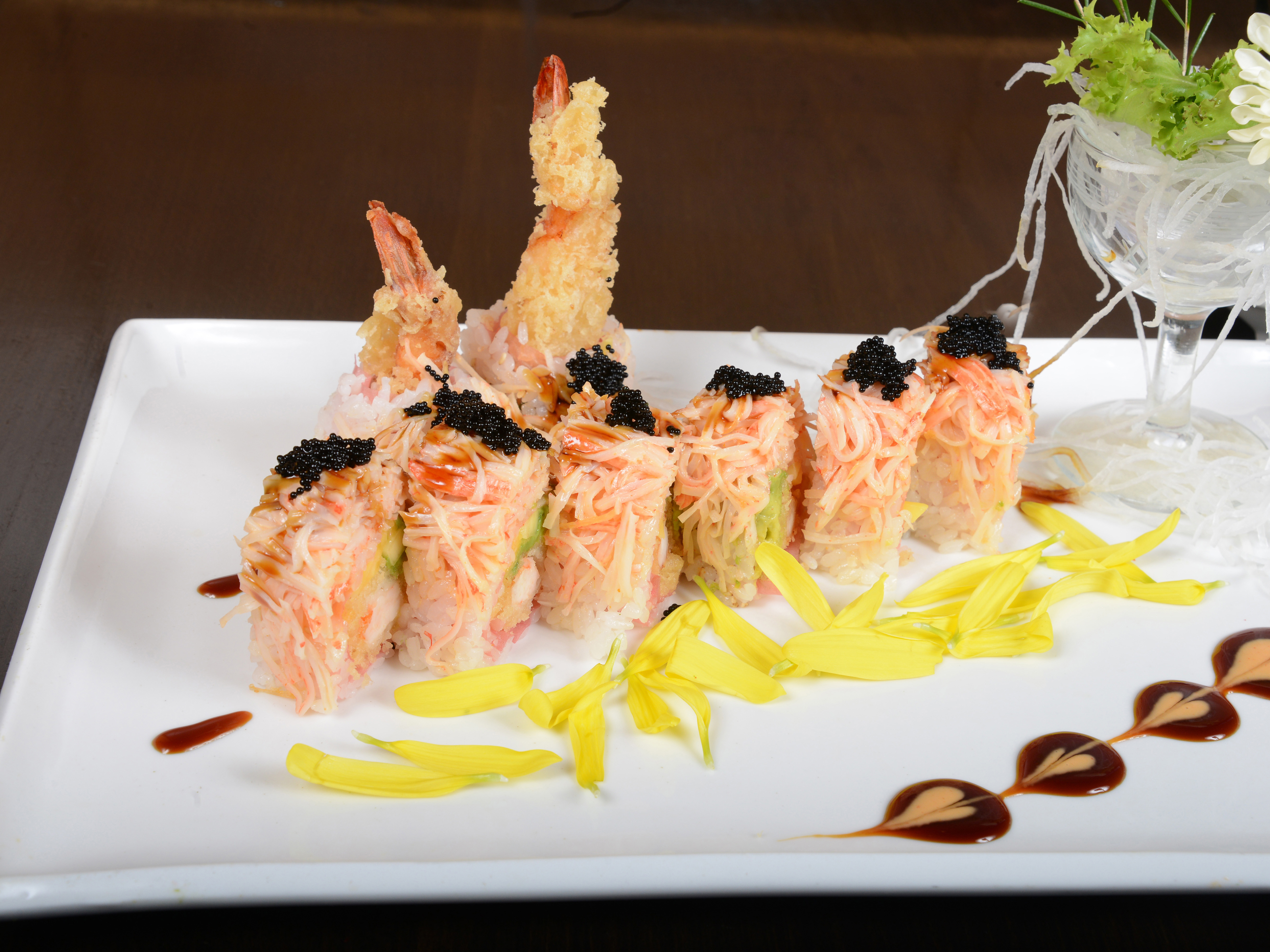 Order 1. Black Angel Roll food online from Yamafuji Sushi store, Westport on bringmethat.com
