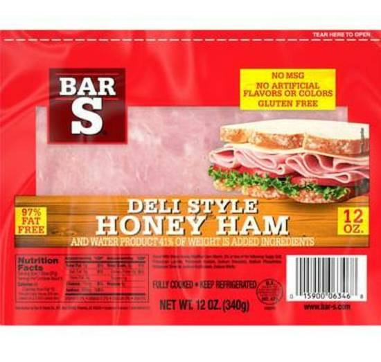 Order Bar S - Deli Style Honey Ham food online from IV Deli Mart store, Goleta on bringmethat.com