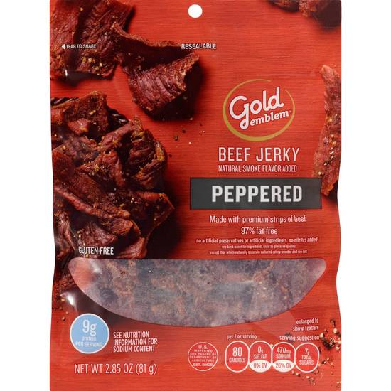 Order Gold Emblem Peppered Beef Jerky, 2.85 OZ food online from CVS store, SAN ANTONIO on bringmethat.com