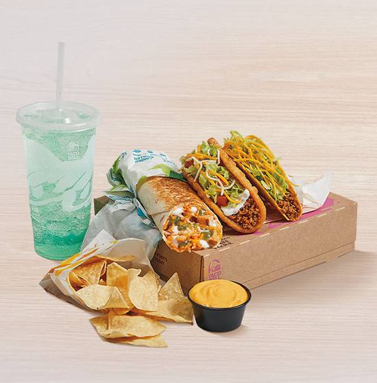 Order Deluxe Cravings Box food online from Taco Bell store, Kinston on bringmethat.com