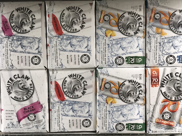 Order 6 Pack of 12 oz. Canned White Claw Black Cherry Hard Seltzer food online from Milano Liquor store, Oceanside on bringmethat.com