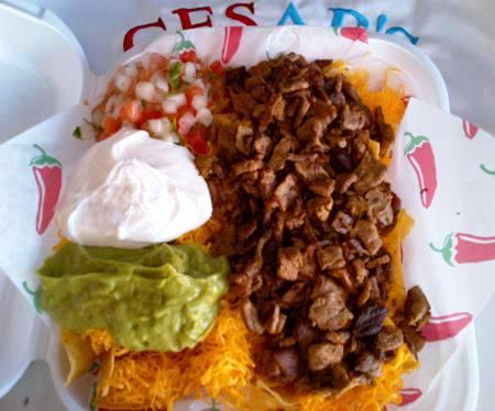 Order #30. Super Nachos food online from Cesar’s Mexican & Greek store, Albuquerque on bringmethat.com