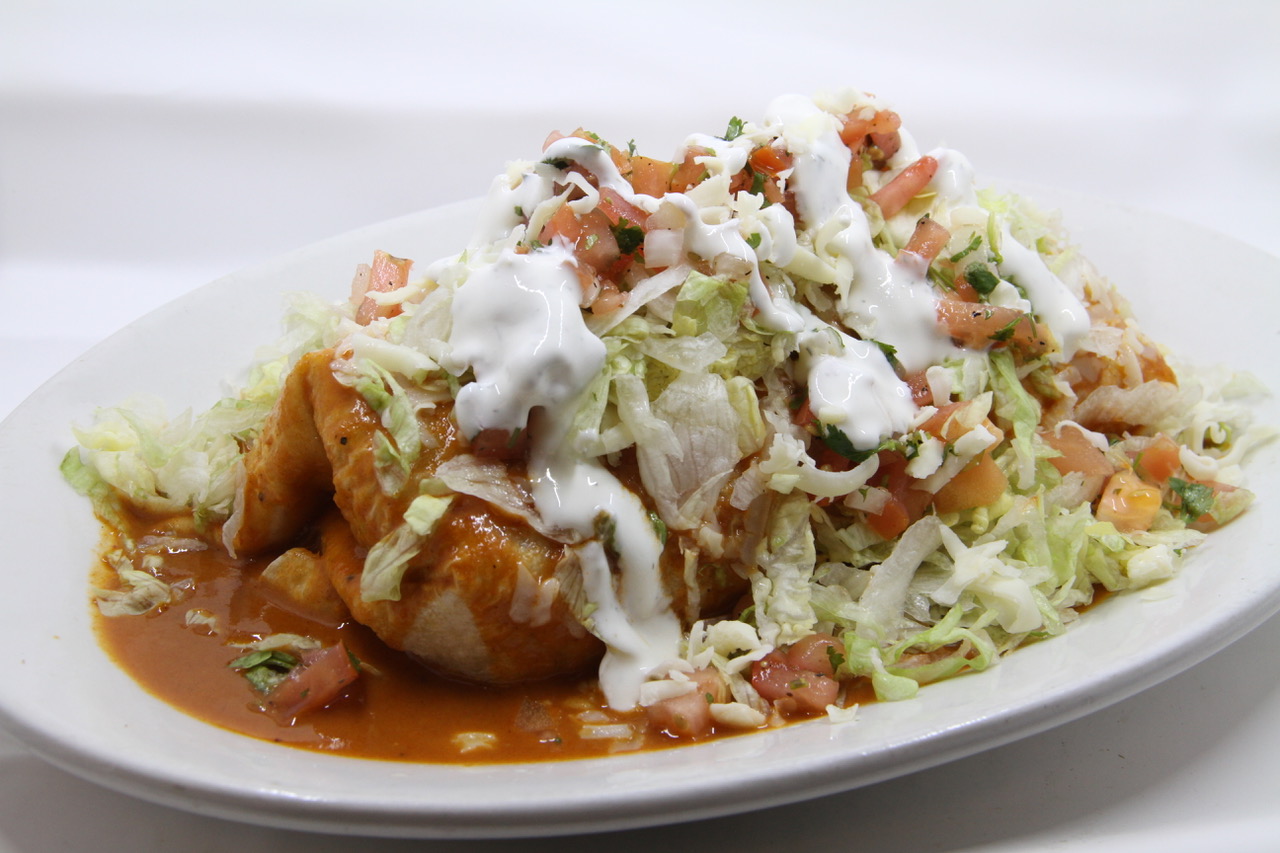 Order Wet Chile Colorado Burrito food online from Tulum Mexican Cuisine store, Seattle on bringmethat.com