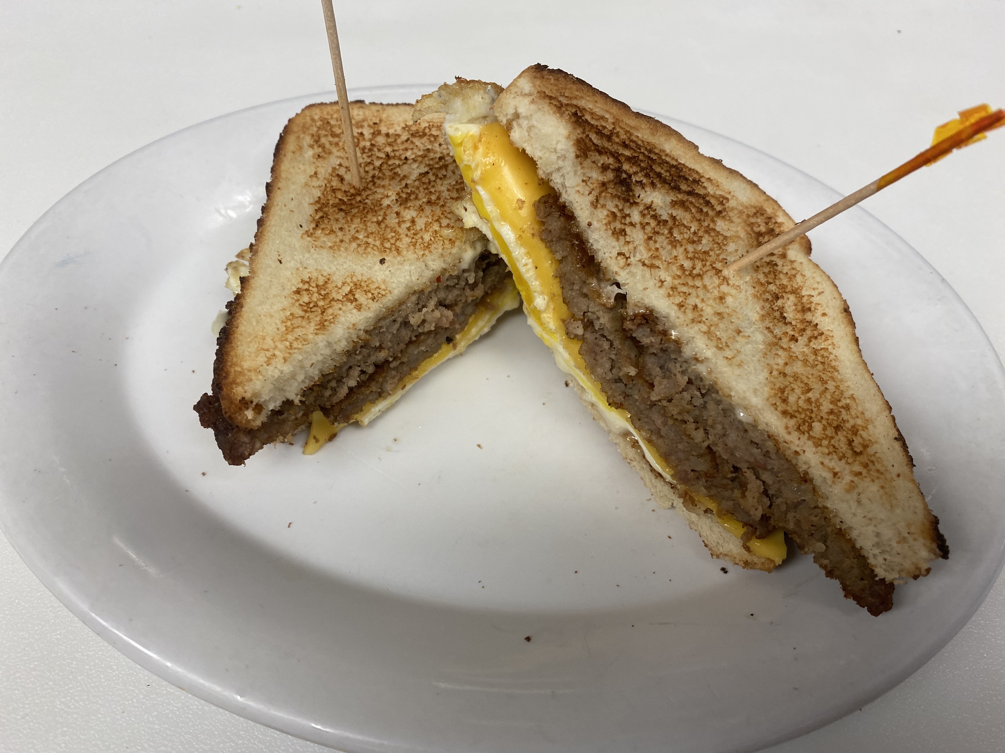 Order Egg Sandwich with Meat food online from Papermill Place Restaurant store, Winchester on bringmethat.com