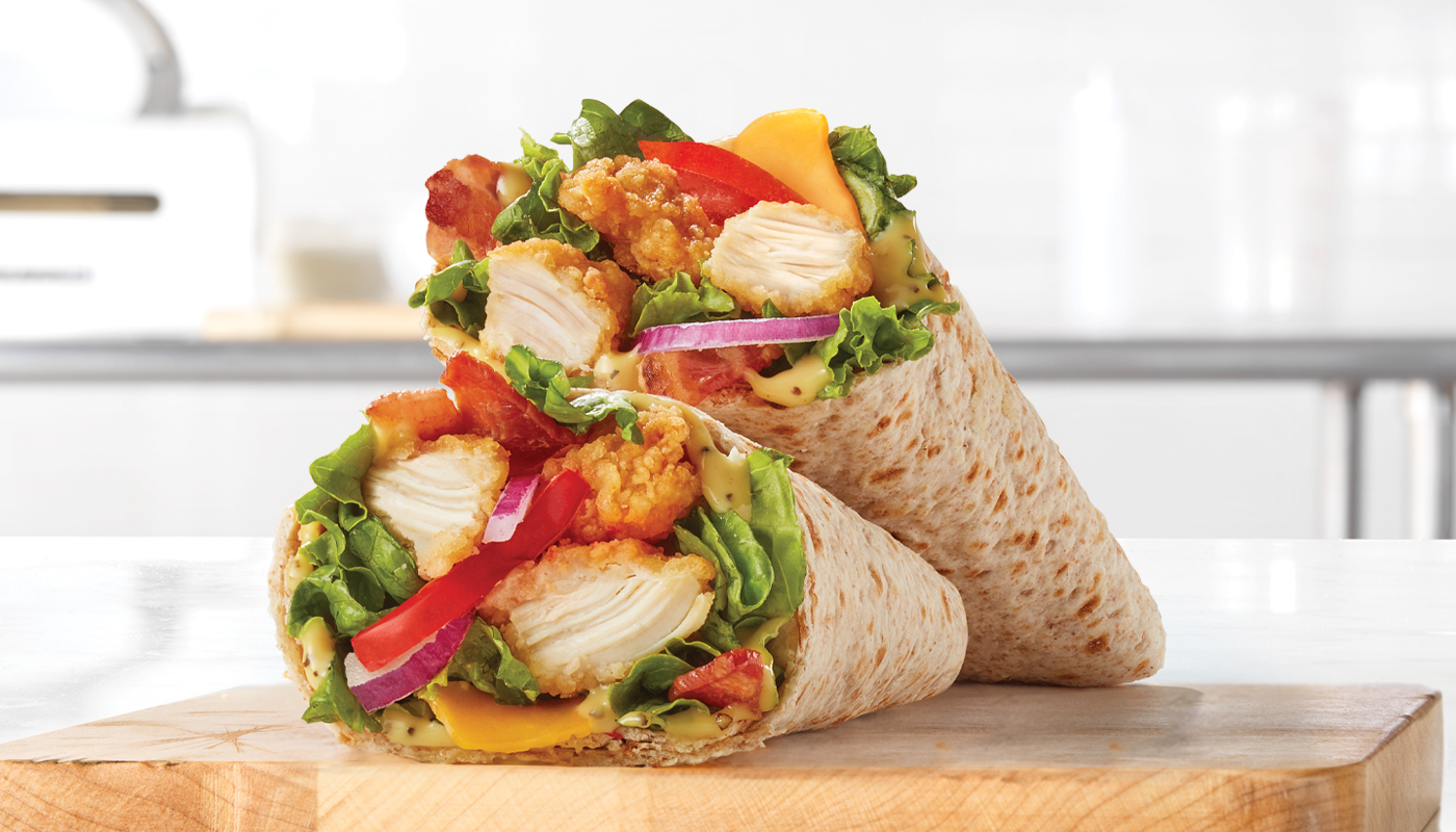Order Crispy Chicken Club Wrap food online from Arby store, St. Charles on bringmethat.com