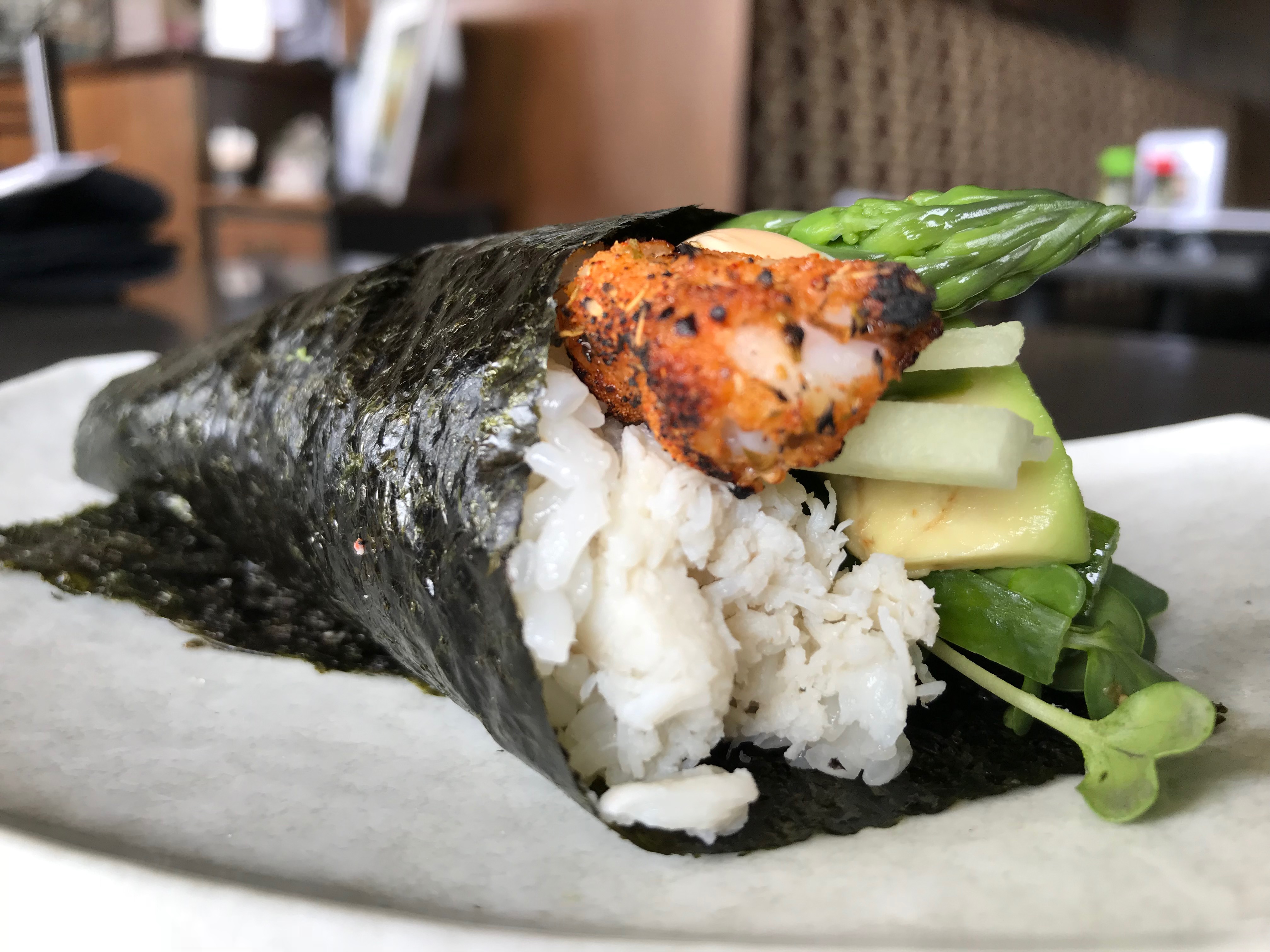 Order Ken's Special Hand Roll food online from Sushi Lounge store, Poway on bringmethat.com