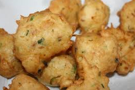 Order Saltfish Fritters food online from Yaad Style Jamaican Cuisine store, Portland on bringmethat.com
