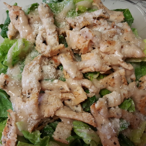 Order Grilled Chicken Caesar Salad food online from Amy's Pizzeria store, Philadelphia on bringmethat.com
