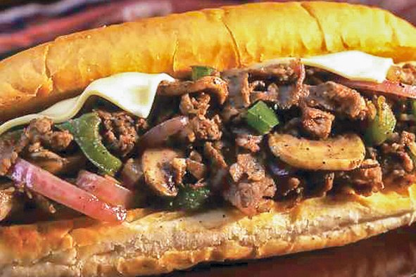 Order Philly Steak Sandwich food online from New York Grill store, Florissant on bringmethat.com