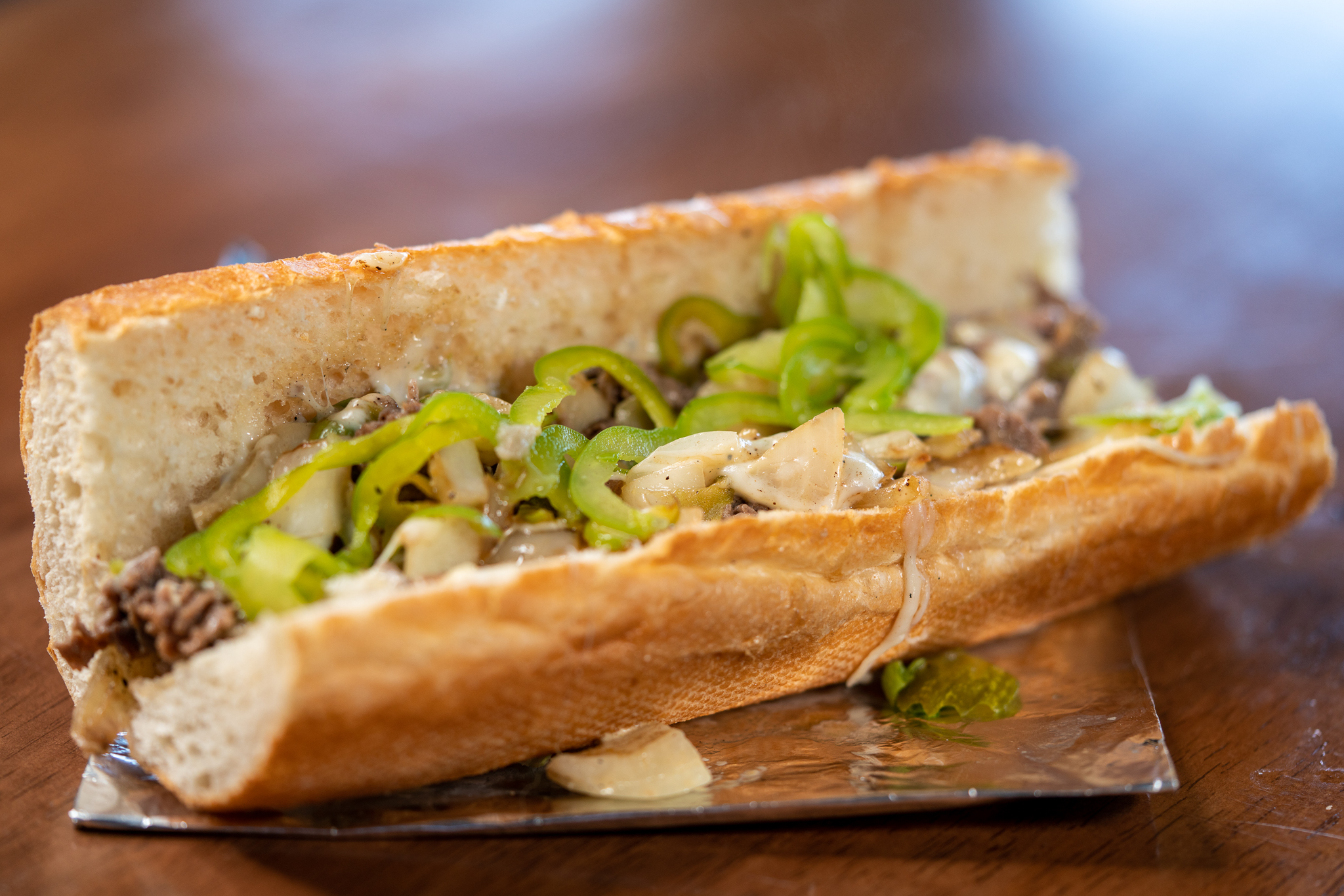 Order Philly Cheesesteak Po-Boy Sandwich food online from Shotcaller Street Soul Food store, San Diego on bringmethat.com