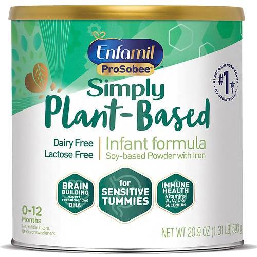 Order Enfamil ProSobee Soy-Based Infant Formula Lactose Free Powder - 20.9 oz food online from Walgreens store, Sioux Falls on bringmethat.com