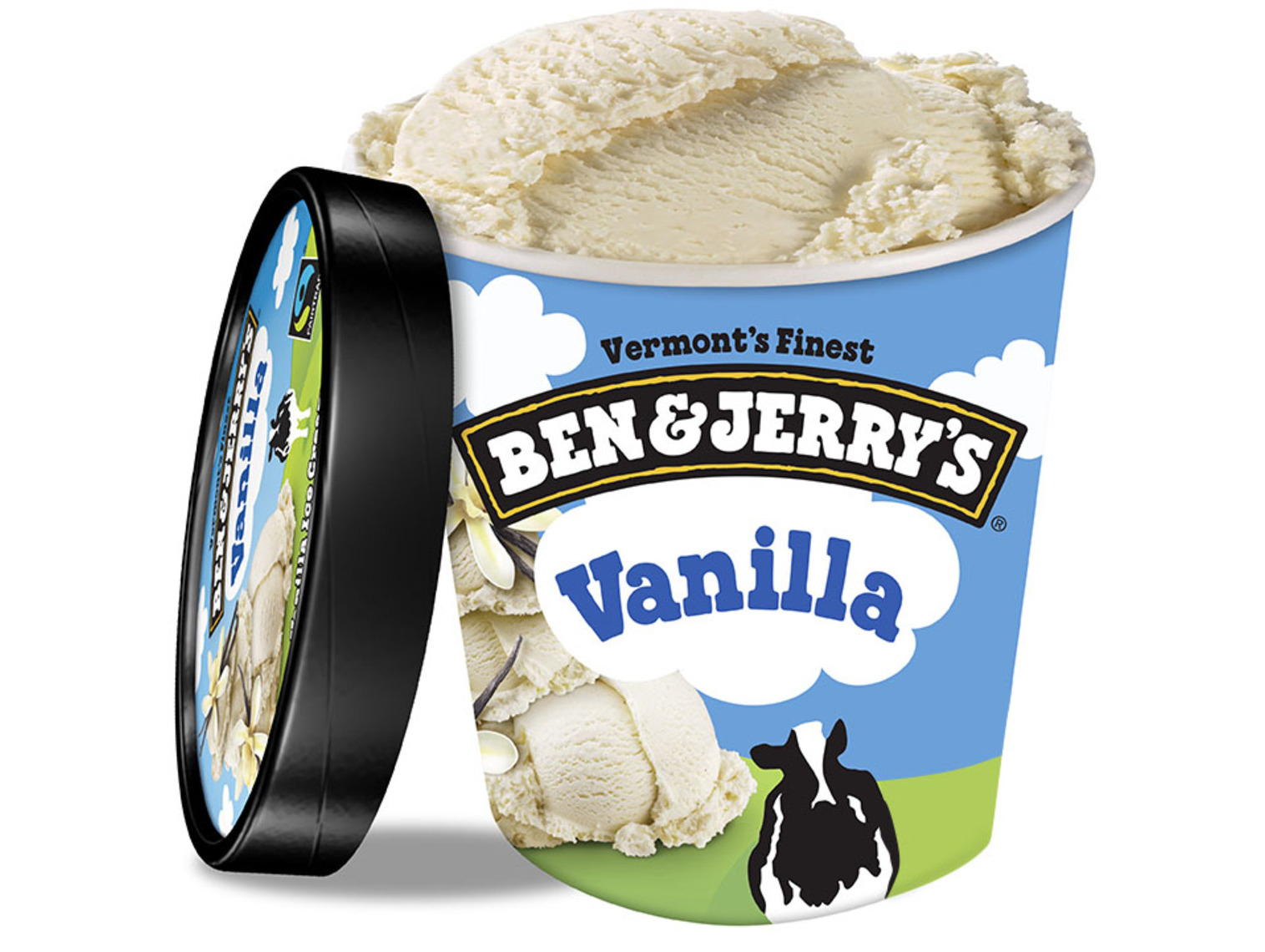 Order Ben & Jerry's Vanilla Ice Cream Pint food online from Papa Gino's store, Hudson on bringmethat.com