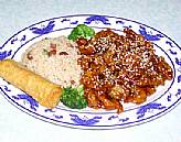 Order D10. Sesame Chicken Combo food online from China Tea Room store, Charlotte on bringmethat.com