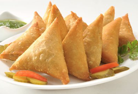 Order 4 Pieces Beef Samosa (NEW ITEM) food online from Salam restaurant store, Chicago on bringmethat.com