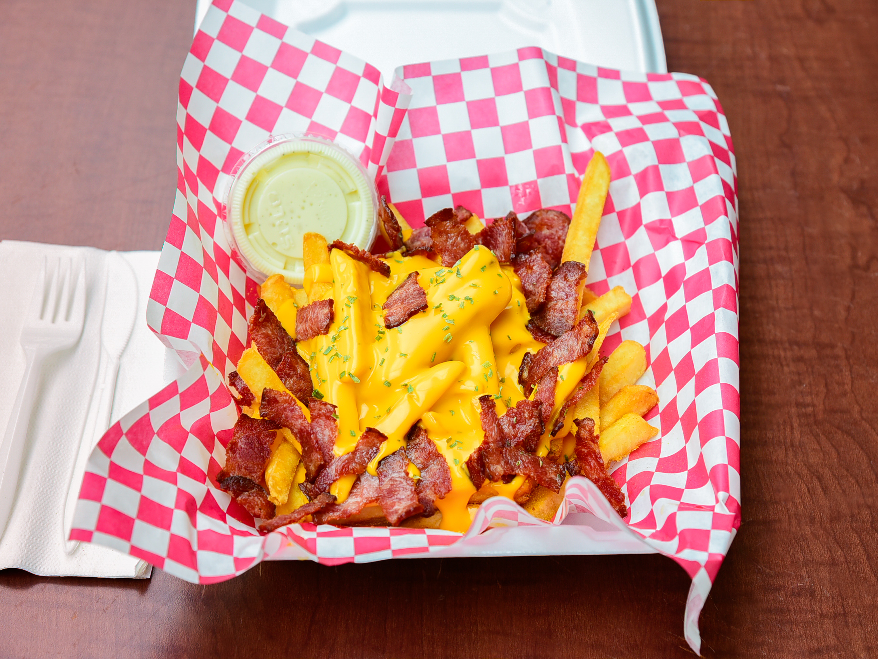 Order Bacon and Cheese Fries food online from Great Steakout store, Rochester on bringmethat.com