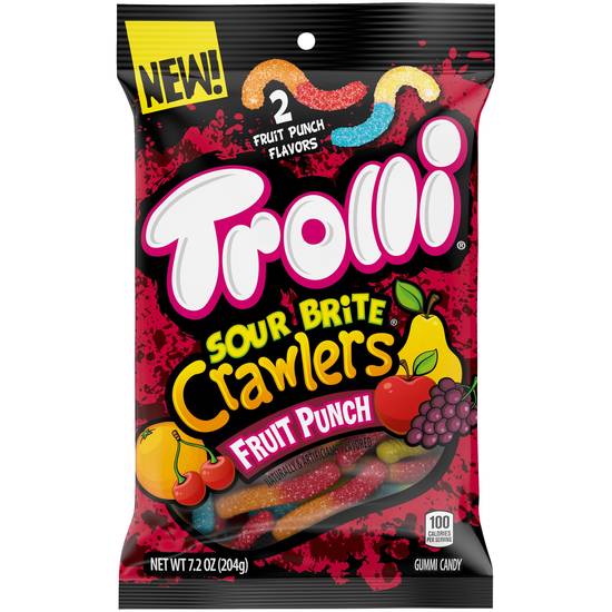 Order Trolli Sour Brite Crawlers Fruit Punch Gummi Candy, 7.2 OZ food online from CVS store, ORANGEBURG on bringmethat.com