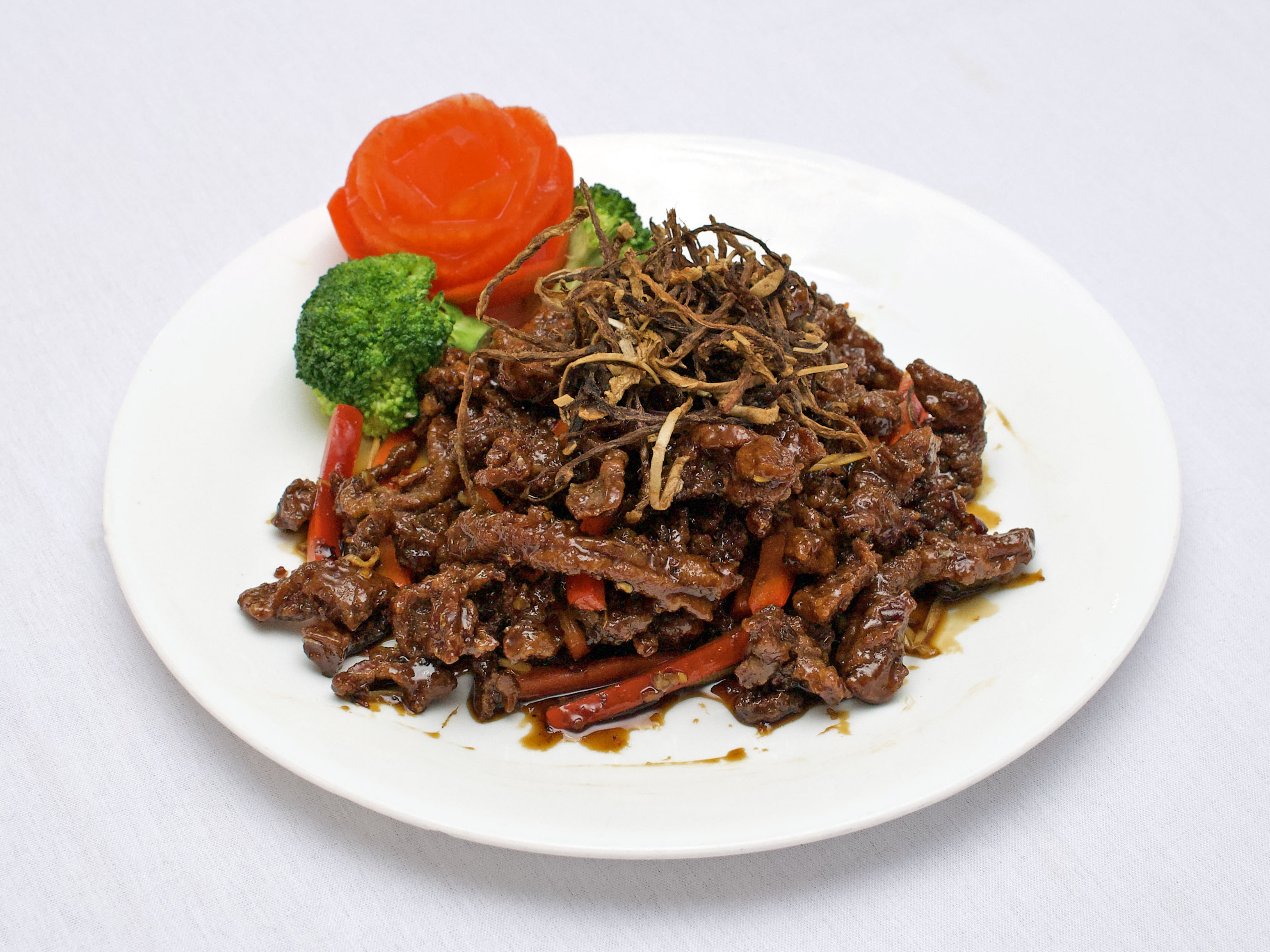 Order H16. Crispy Ginger Beef food online from Szechuan Star store, Annandale on bringmethat.com