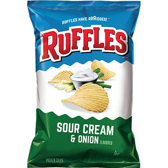 Order Ruffles Potato Chips, Sour Cream & Onion food online from Fastbreak Convenience Store store, Jackson County on bringmethat.com