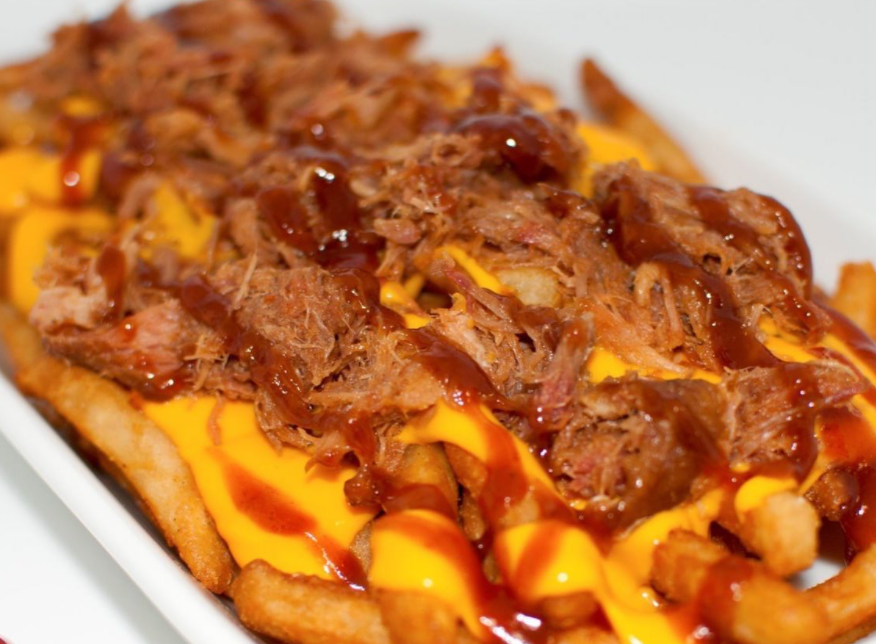 Order Pulled Pork Cheese Fries food online from Burger 81 store, Bay City on bringmethat.com