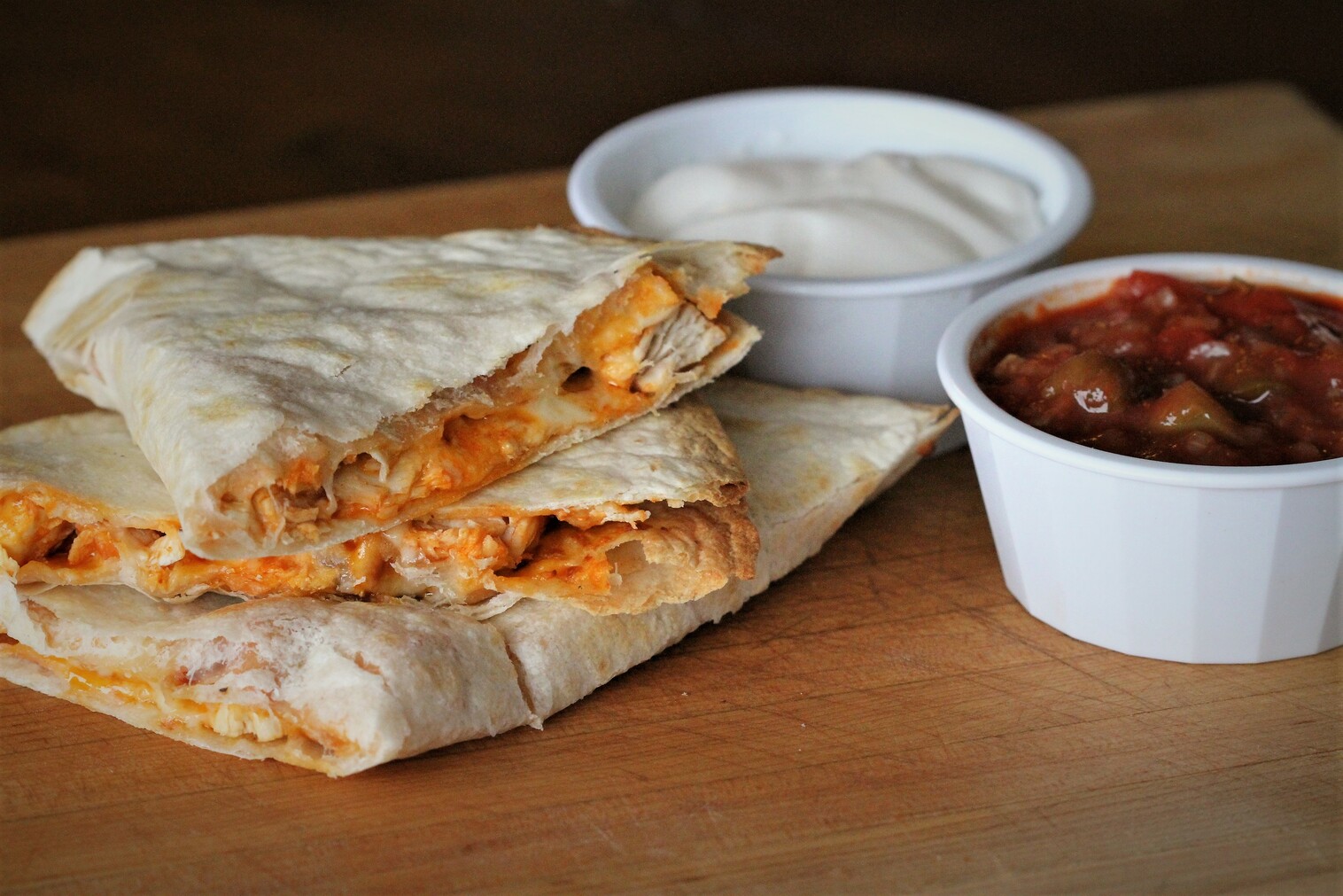 Order Buffalo Chicken Quesadilla food online from Guys Pizza Co. store, Euclid on bringmethat.com