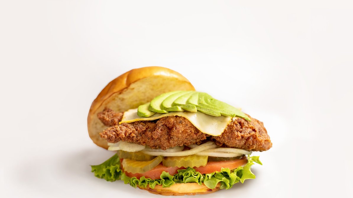 Order YoYo Crispy Chicken Breast Burger food online from Yoyo Burgers & Chicken store, Anaheim on bringmethat.com
