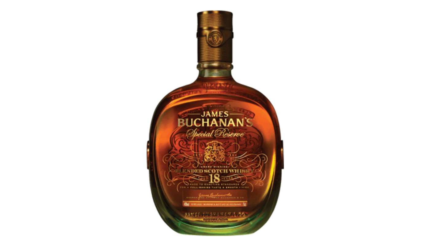 Order James Buchanan's Special Reserve Blended Scotch Whisky 18 Year 750mL food online from M & M Liquor & Jr Market store, Anaheim on bringmethat.com