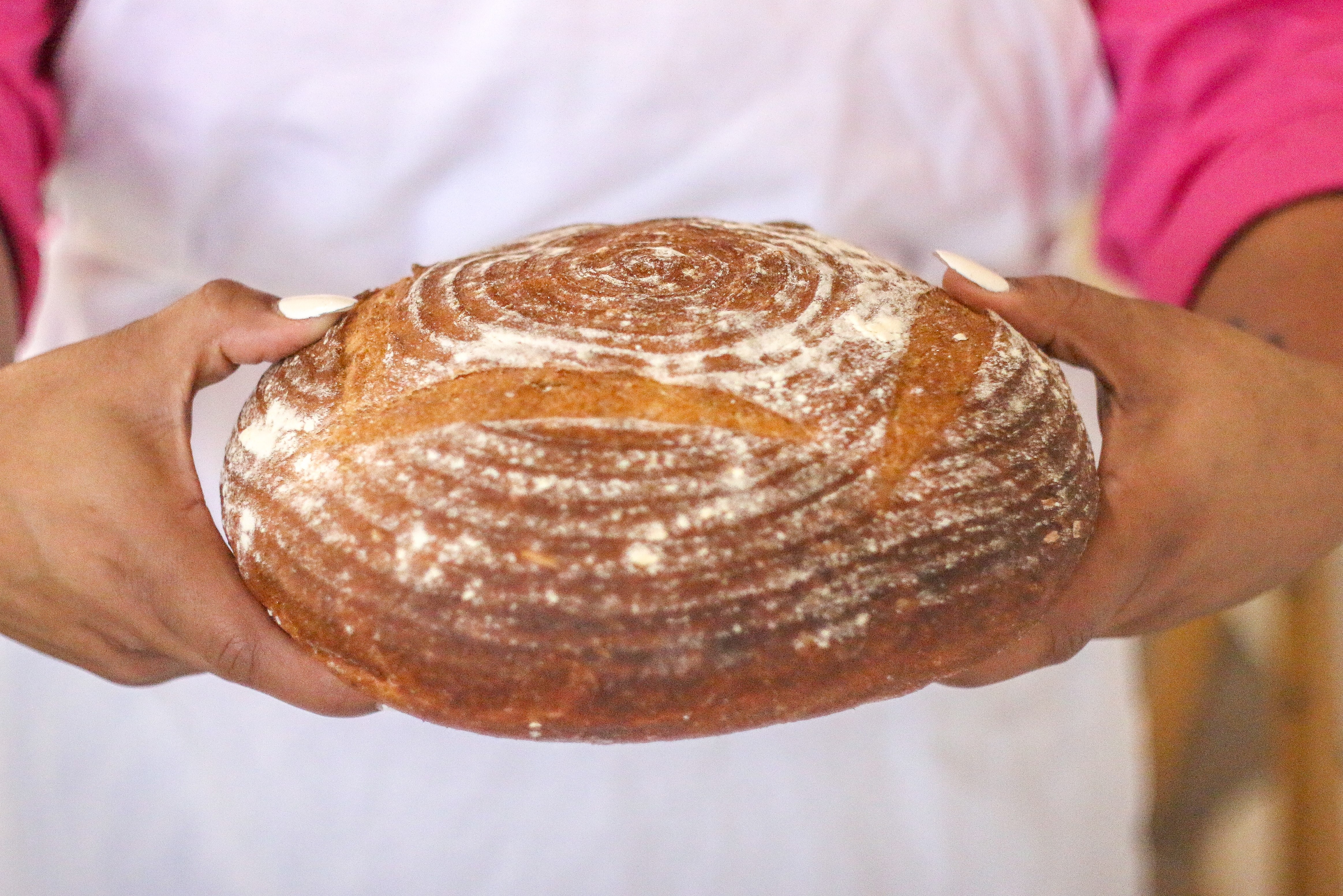 Order Country Rye Sourdough Bread food online from Delightful Pastries store, Chicago on bringmethat.com
