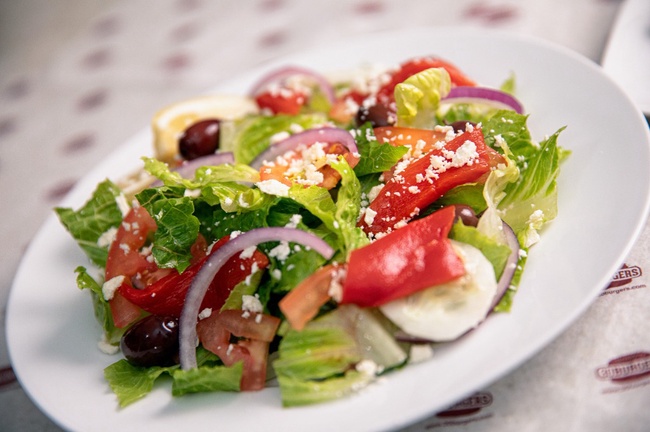 Order Signature Greek Salad food online from 30 Burgers store, Linden on bringmethat.com