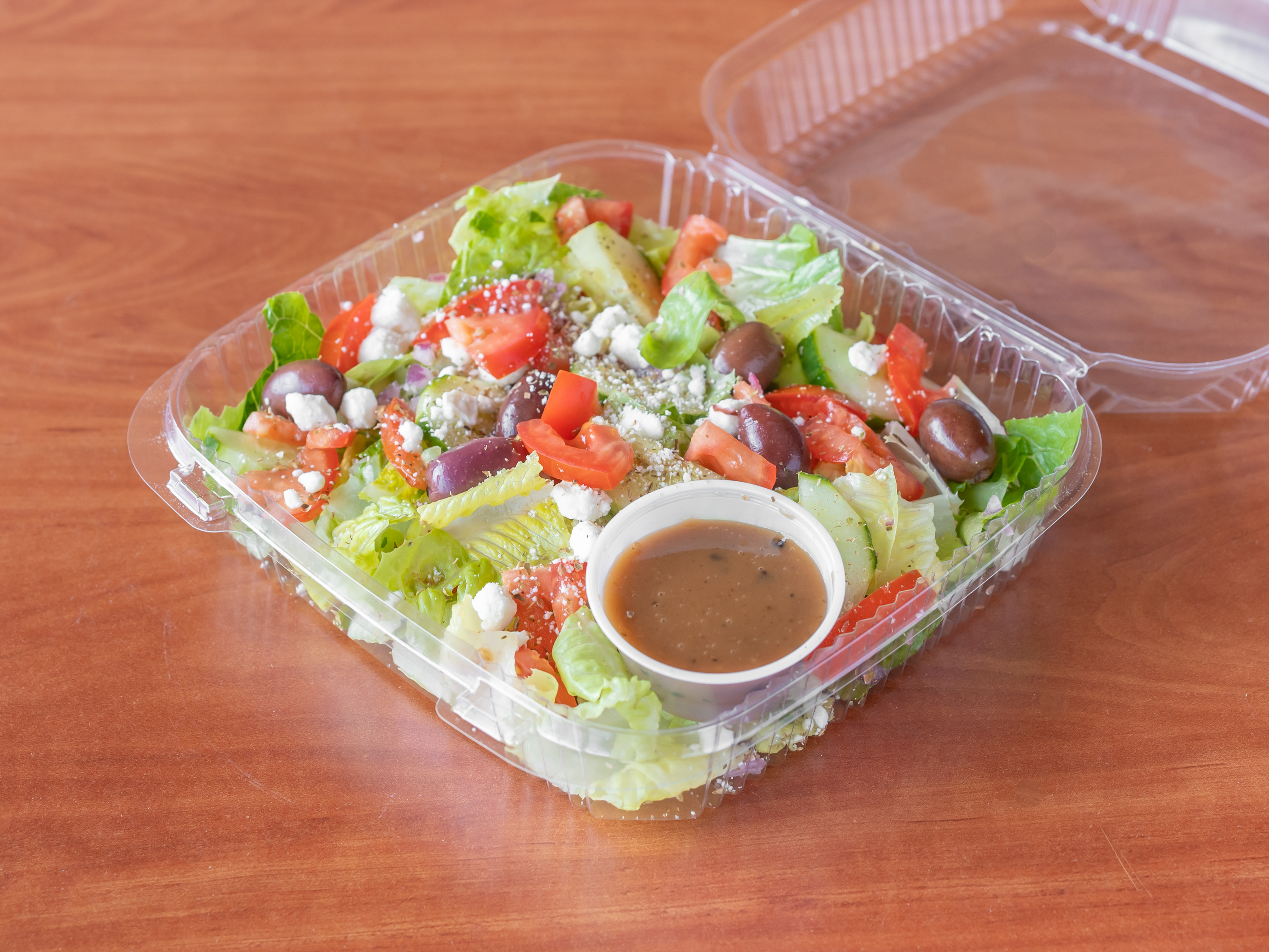 Order Greek Salad food online from Alshami Mediterranean store, Philadelphia on bringmethat.com