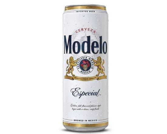 Order Modelo Especial, 24oz can (8.8% ABV) food online from Central Liquor Market store, Los Angeles on bringmethat.com