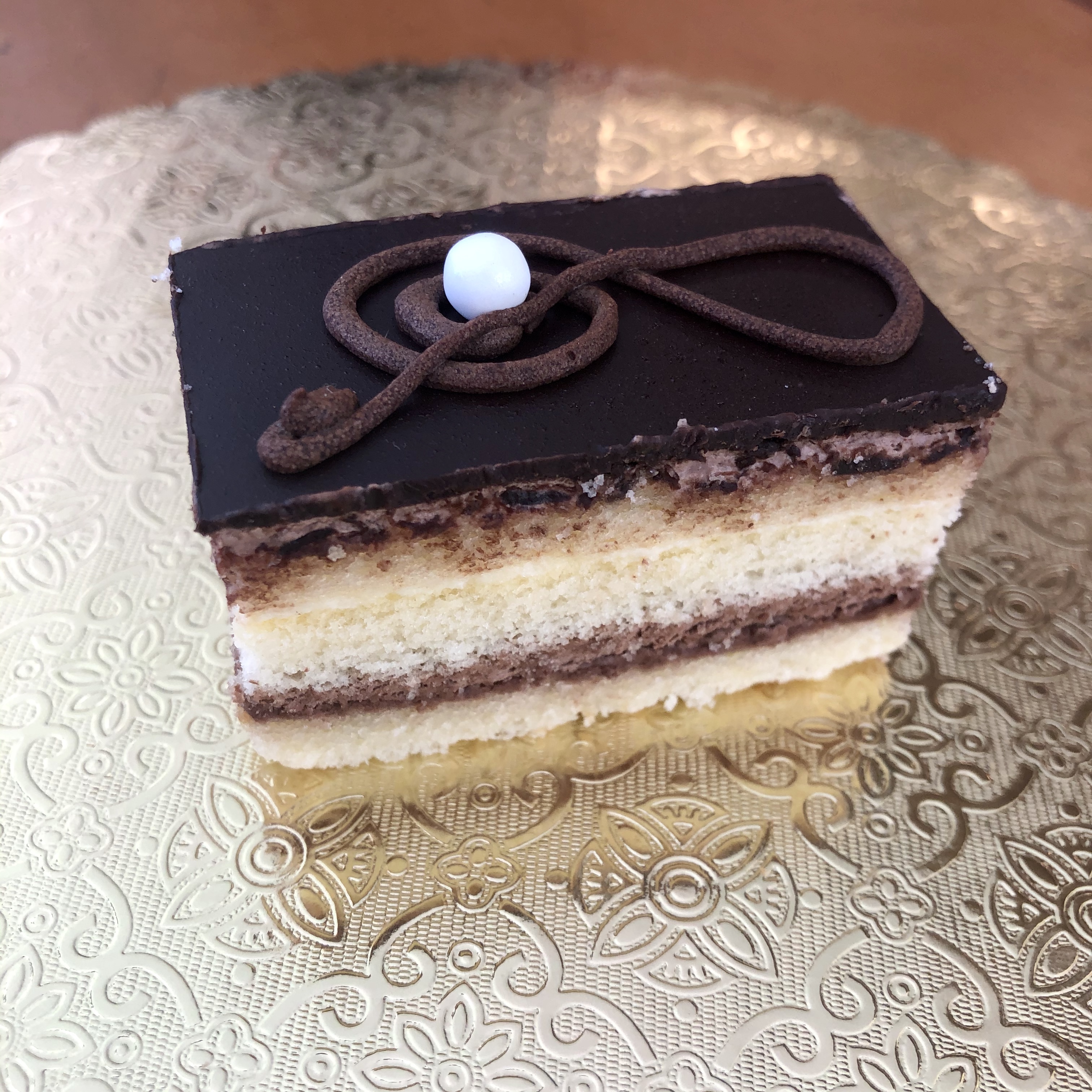 Order Mini Opera Cake food online from Vienna Pastry store, Los Angeles on bringmethat.com