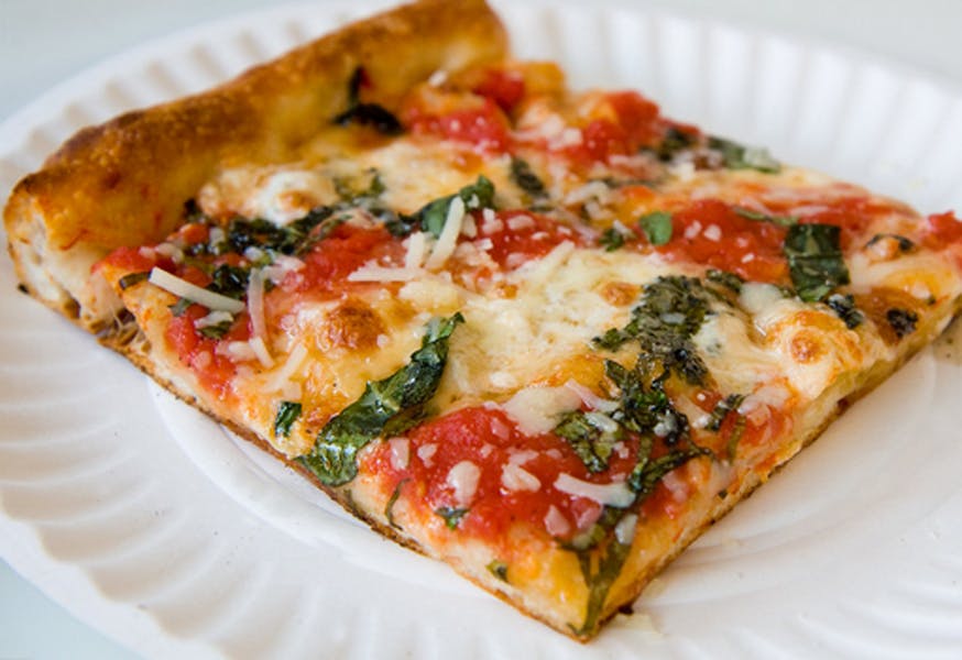 Order Grandma Cheese Pie Slice - Slice food online from Brother Bruno Pizza store, Washingtonville on bringmethat.com