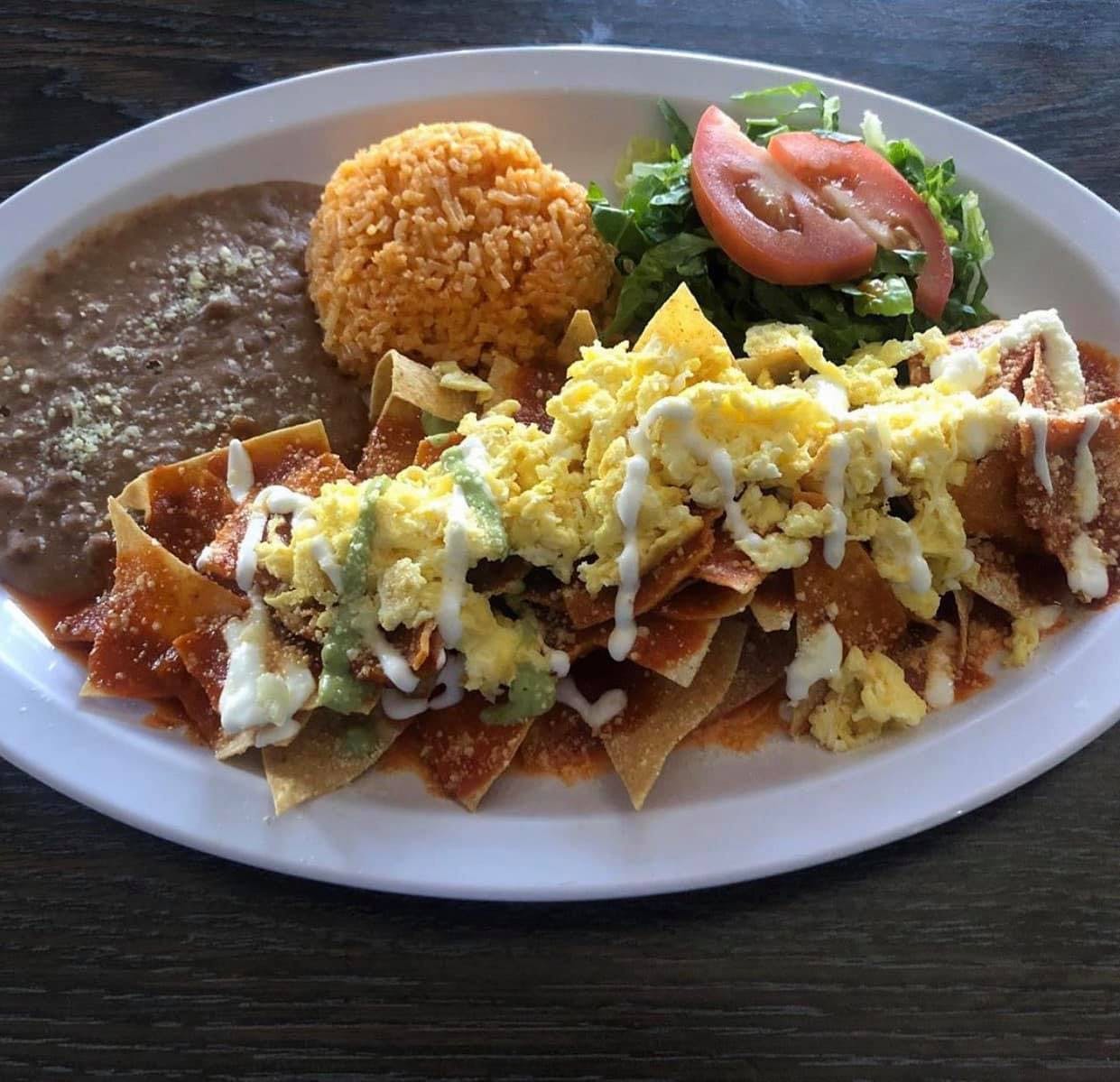 Order Chilaquiles - Chilaquile food online from Andy Pizzeria store, Los Angeles on bringmethat.com