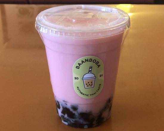 Order Iced Strawberry Milk  food online from Sirinan’s Thai&Japanese Restaurant store, Wallingford on bringmethat.com