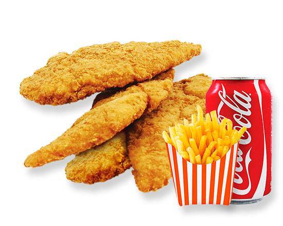 Order 4 Pieces Tenders Combo food online from Us Kennedy Fried Chicken store, New York on bringmethat.com