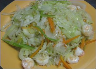 Order Shrimp Chow Mein (Not noodles, shredded cabbage) food online from Hunan Gate store, Arlington on bringmethat.com