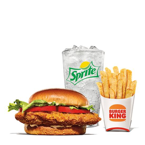 Order Royal Crispy Chicken Sandwich Meal food online from Burger King store, Suffolk on bringmethat.com