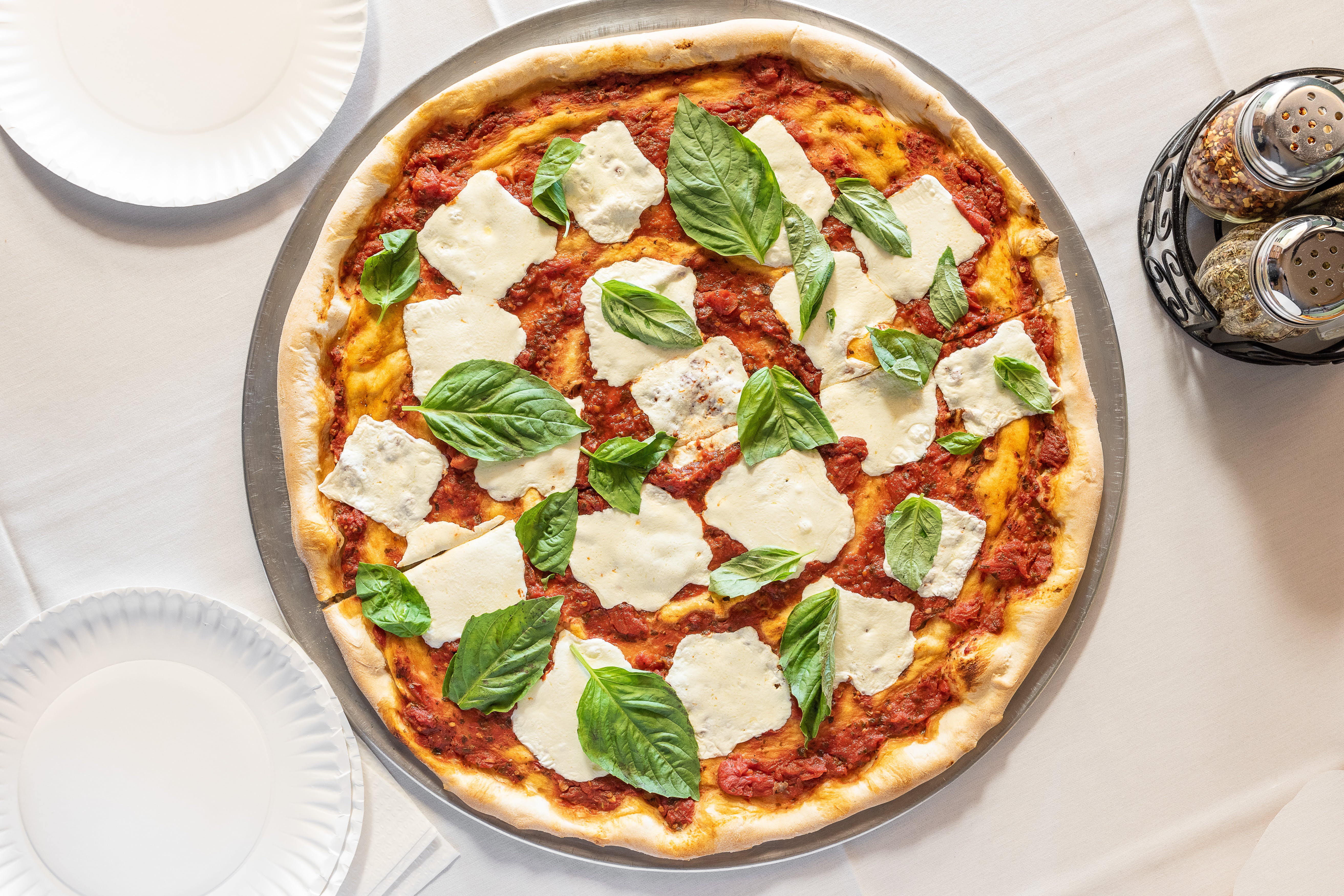 Order Margarita Pizza - Medium 14'' food online from Little Italy Pizza store, Forked River on bringmethat.com