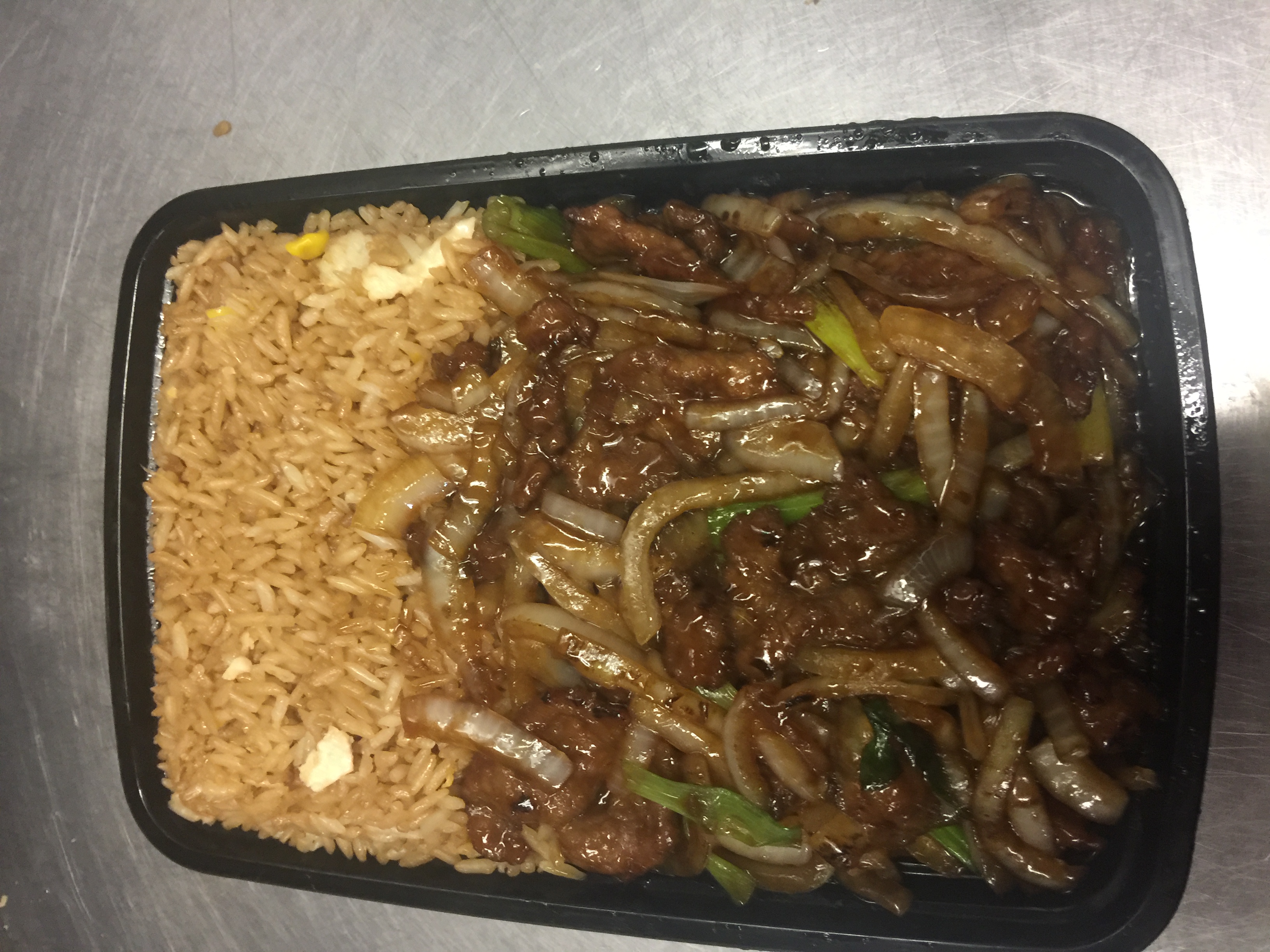 Order C. Mongolian Beef food online from New China Cafe store, Moline on bringmethat.com