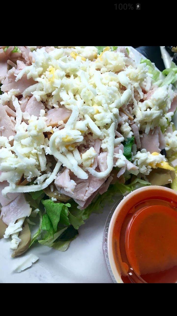 Order The Pizza Den Special Salad - Small food online from The Pizza Den store, Hoxie on bringmethat.com