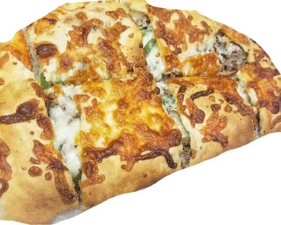 Order 12" Pepper Cheesesteak Calzone food online from Playlist Pizzeria store, Fraser on bringmethat.com